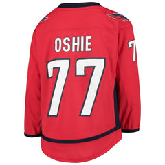 TJ Oshie Washington Capitals Youth Home Player Replica Jersey - Red - NHL