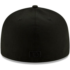 San Diego Padres New Era Black on Black 59FIFTY Fitted Hat - MLB