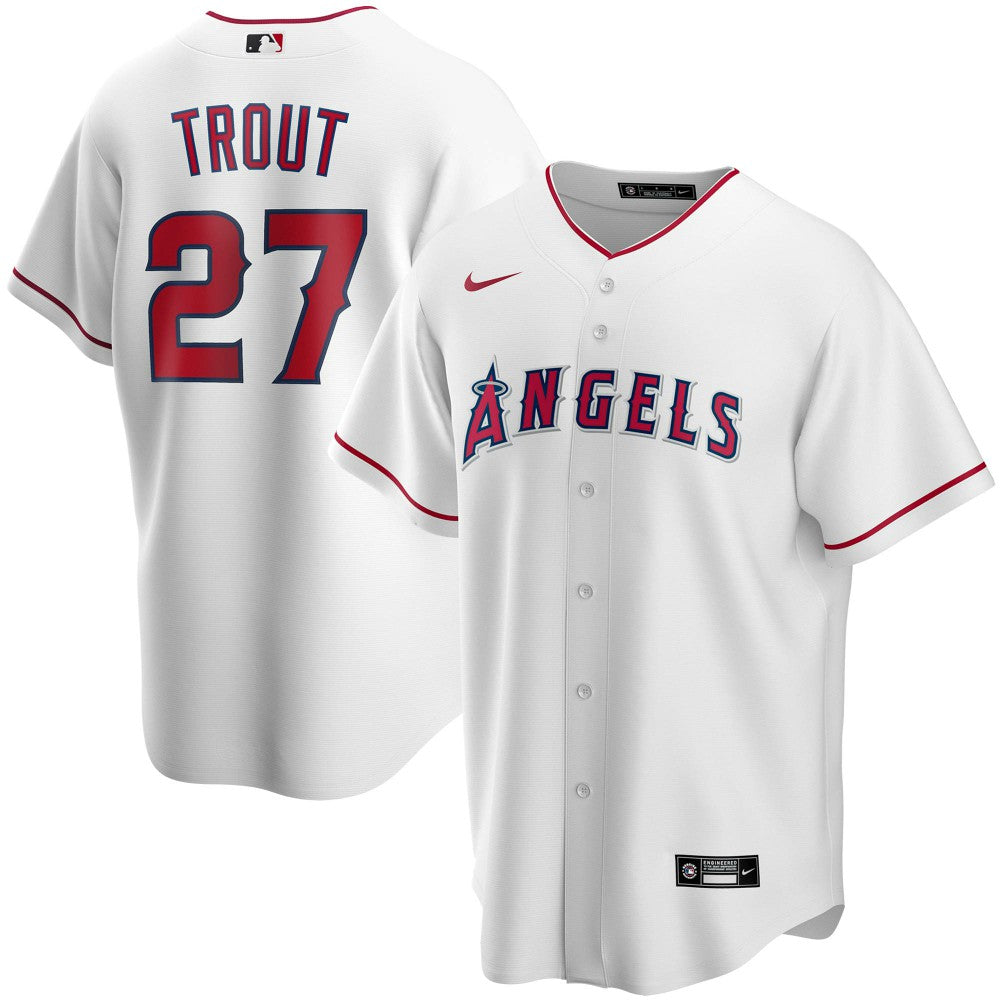 Mike Trout Los Angeles Angels Nike Youth Alternate Replica Player Jersey - MLB