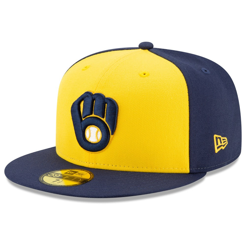 Milwaukee Brewers New Era Alternate Authentic Collection On-Field 59FIFTY Fitted Hat - MLB