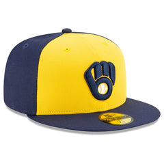 Milwaukee Brewers New Era Alternate Authentic Collection On-Field 59FIFTY Fitted Hat - MLB