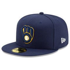 Milwaukee Brewers New Era Home Authentic Collection On-Field 59FIFTY Fitted Hat - MLB
