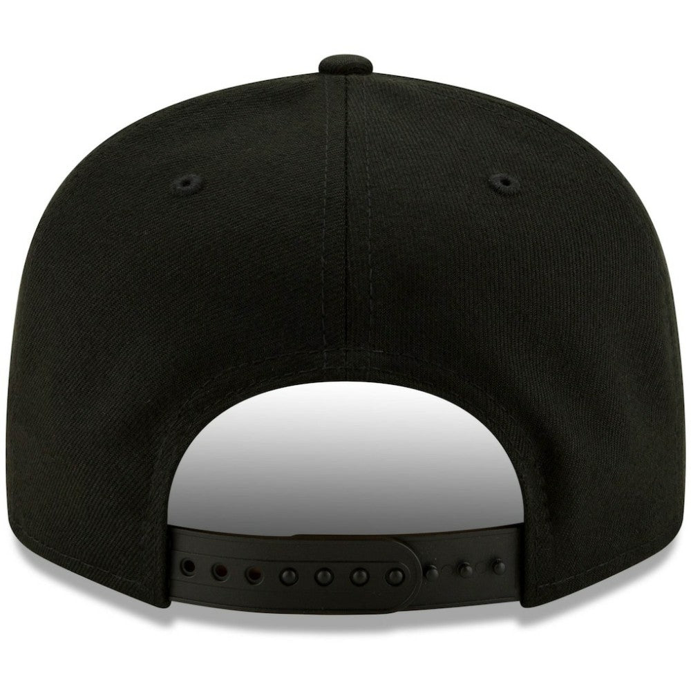 San Diego Padres New Era Black on Black 9FIFTY Snapback Adjustable Hat - MLB
