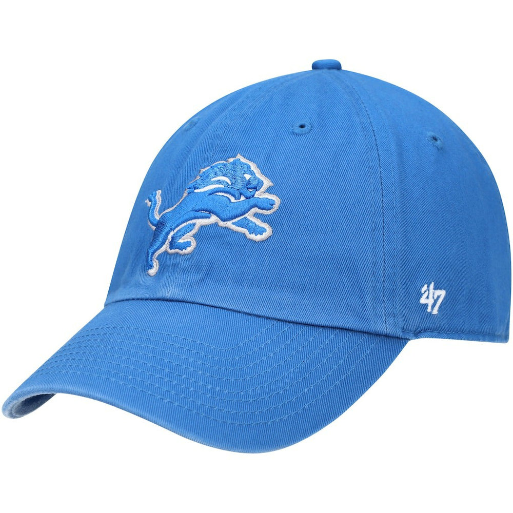 Detroit Lions '47 Primary Clean Up Adjustable Hat Blue | 47 brand