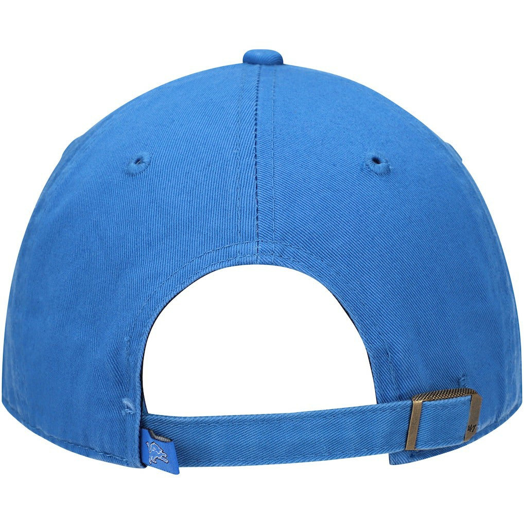 Detroit Lions '47 Primary Clean Up Adjustable Hat Blue | 47 brand