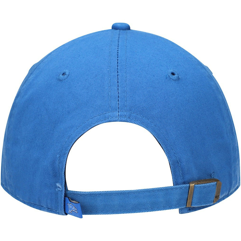 Detroit Lions '47 Primary Clean Up Adjustable Hat Blue | 47 brand