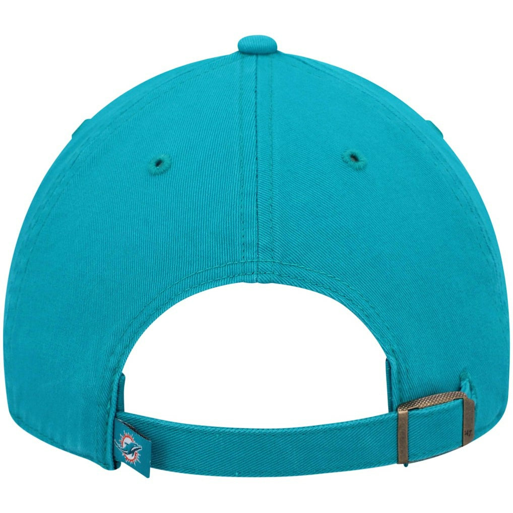 Miami Dolphins '47 Primary Clean Up Adjustable Hat Aqua | 47 brand