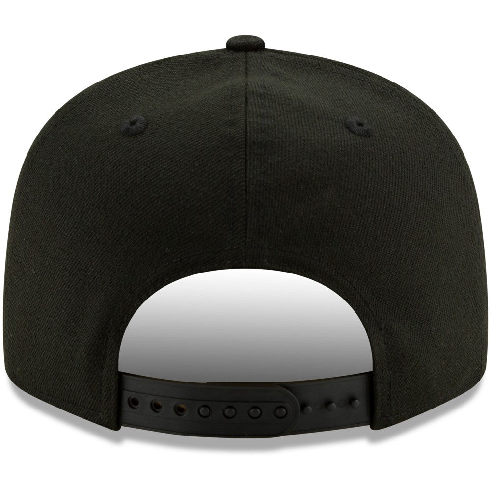 Milwaukee Brewers New Era Black on Black 9FIFTY Snapback Adjustable Hat - MLB