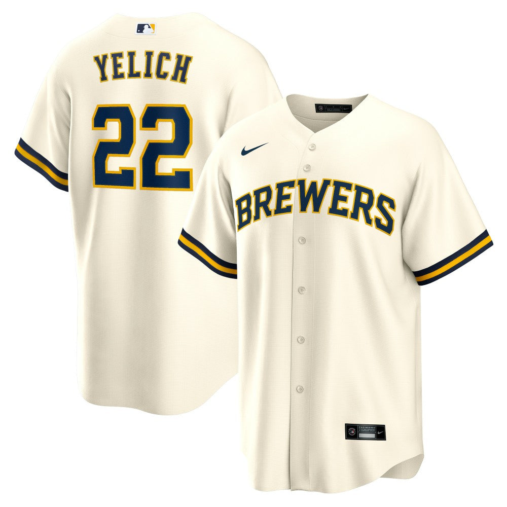 Christian Yelich Milwaukee Brewers Nike Home Replica Player Jersey - MLB