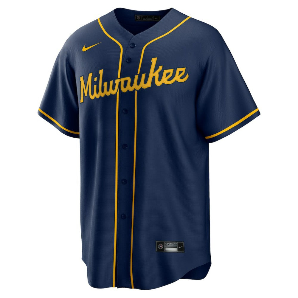 Christian Yelich Milwaukee Brewers Nike Alternate 2 Replica Jersey - MLB