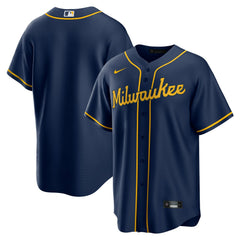 Milwaukee Brewers Nike Alternate Replica Team Jersey - MLB
