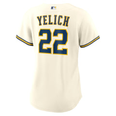 Christian Yelich Milwaukee Brewers Nike Women's Home Replica Player Jersey - MLB