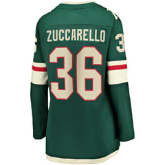 Mats Zuccarello Minnesota Wild Fanatics Women's Breakaway Player Jersey - Green - NHL
