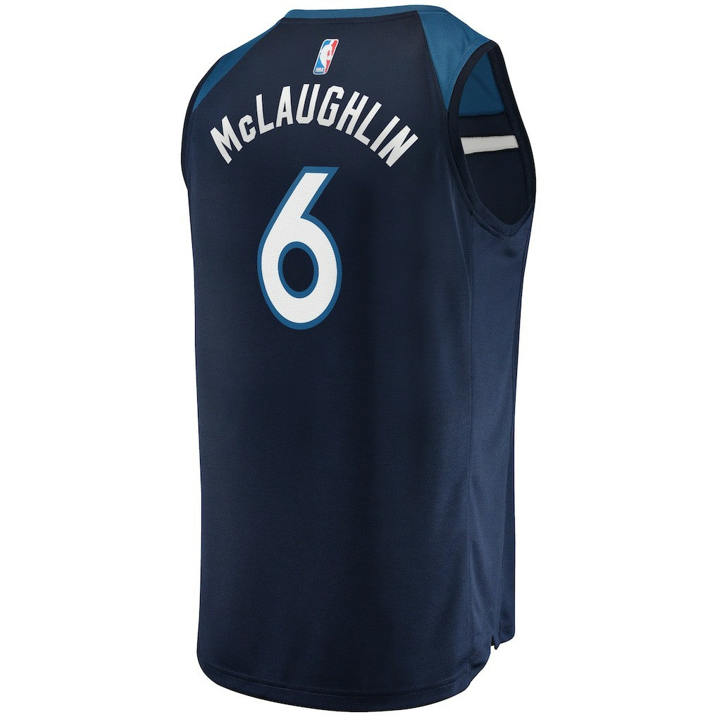 Jordan McLaughlin Minnesota Timberwolves Fast Break Player Jersey Icon Edition Navy - NBA