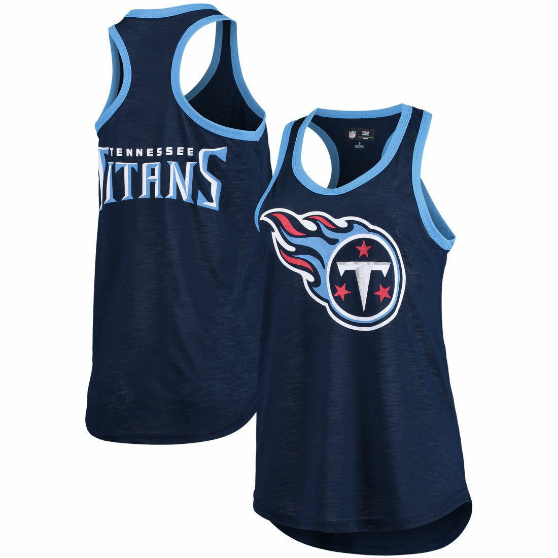 Tennessee Titans G-III 4Her by Carl Banks Women's Tater Tank Top Navy | NFL
