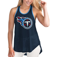 Tennessee Titans G-III 4Her by Carl Banks Women's Tater Tank Top Navy | NFL