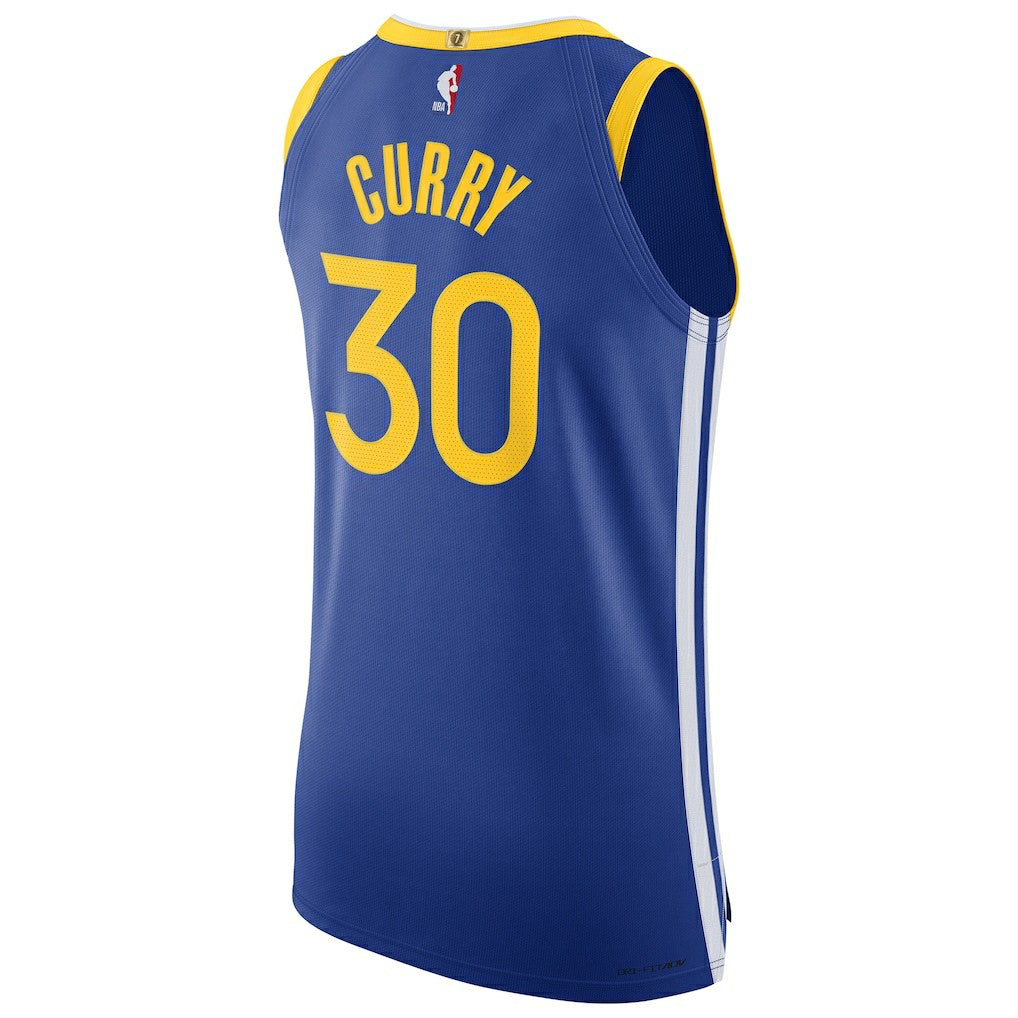 Stephen Curry Golden State Warriors Authentic Jersey Icon Editi- Royal - NBA