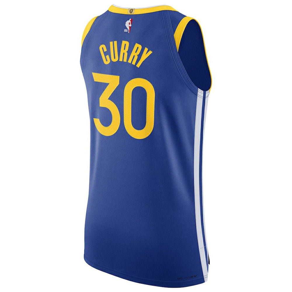 Stephen Curry Golden State Warriors Authentic Jersey Icon Editi- Royal - NBA