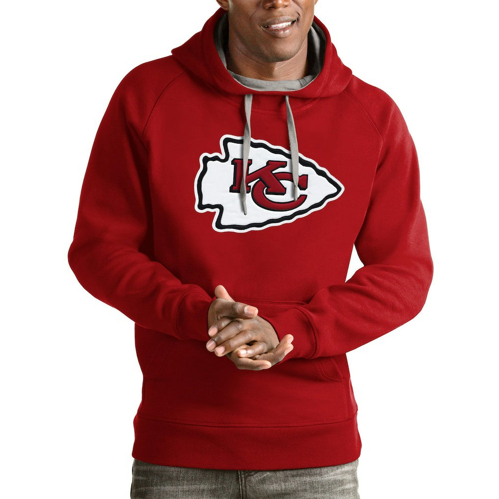 Kansas City Chiefs Antigua Team Victory Pullover Hoodie Red | NFL