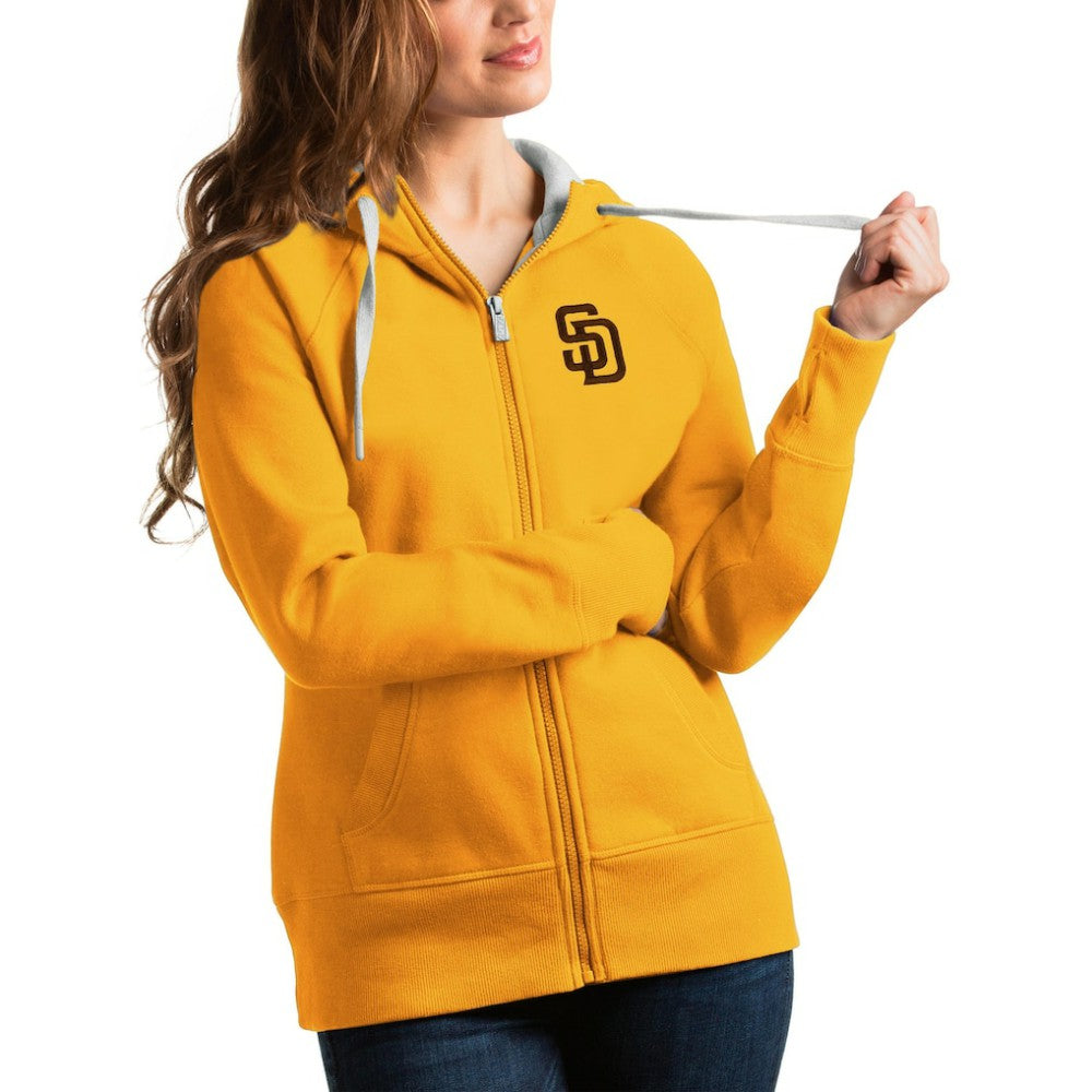 San Diego Padres Antigua Women's Victory Full-Zip Hoodie - MLB
