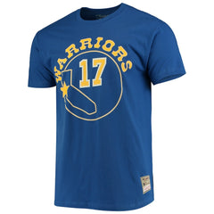 Chris Mullin Golden State Warriors Hardwood Classics Name & Number Team T-Shirt Royal - NBA