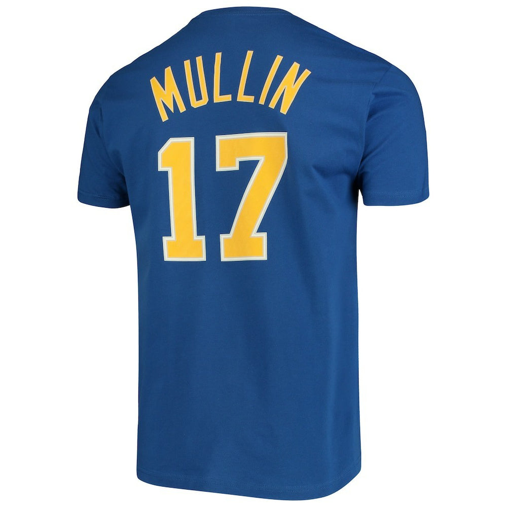 Chris Mullin Golden State Warriors Hardwood Classics Name & Number Team T-Shirt Royal - NBA