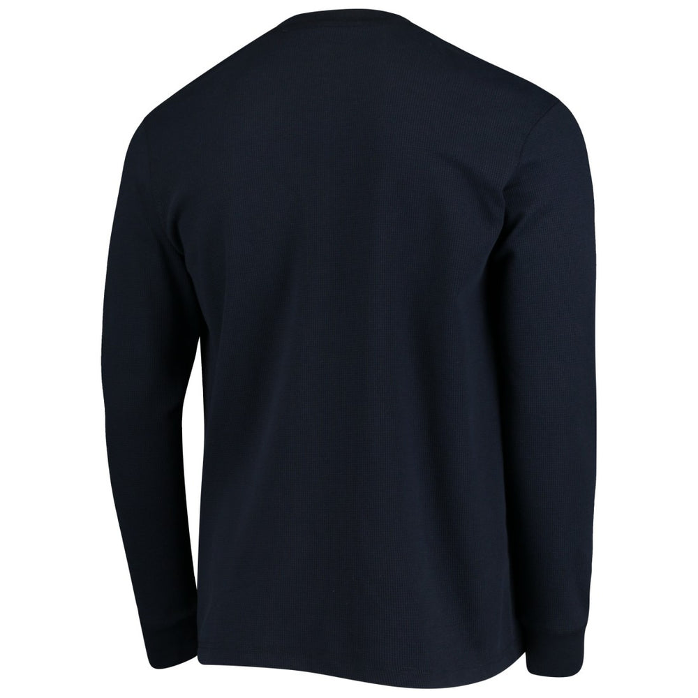 Seattle Seahawks Dunbrooke Logo Maverick Thermal Henley Long Sleeve T-Shirt Navy | NFL