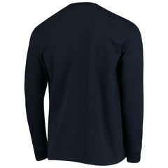 Seattle Seahawks Dunbrooke Logo Maverick Thermal Henley Long Sleeve T-Shirt Navy | NFL