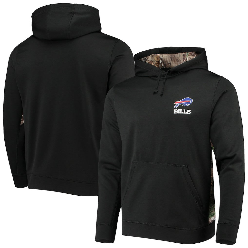 Buffalo Bills Dunbrooke Logo Ranger Pullover Hoodie Black/Realtree Camo | NFL