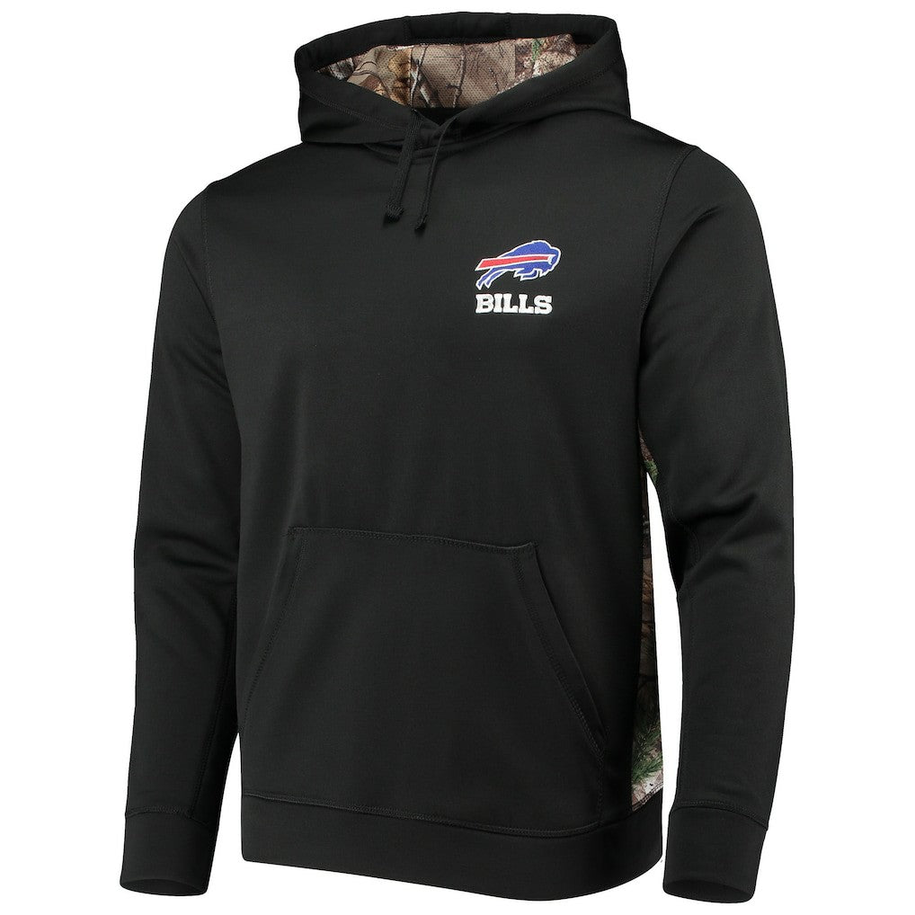 Buffalo Bills Dunbrooke Logo Ranger Pullover Hoodie Black/Realtree Camo | NFL