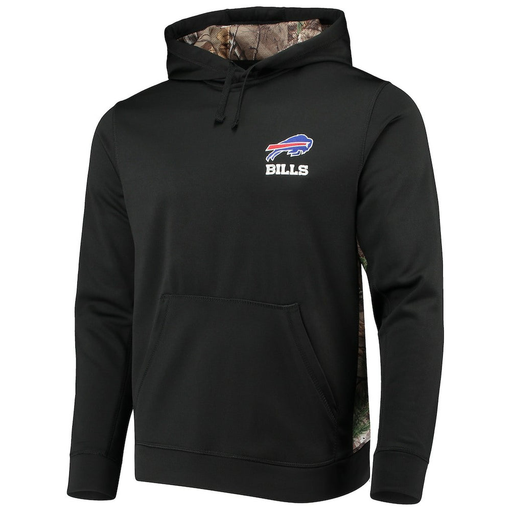 Buffalo Bills Dunbrooke Logo Ranger Pullover Hoodie Black/Realtree Camo | NFL