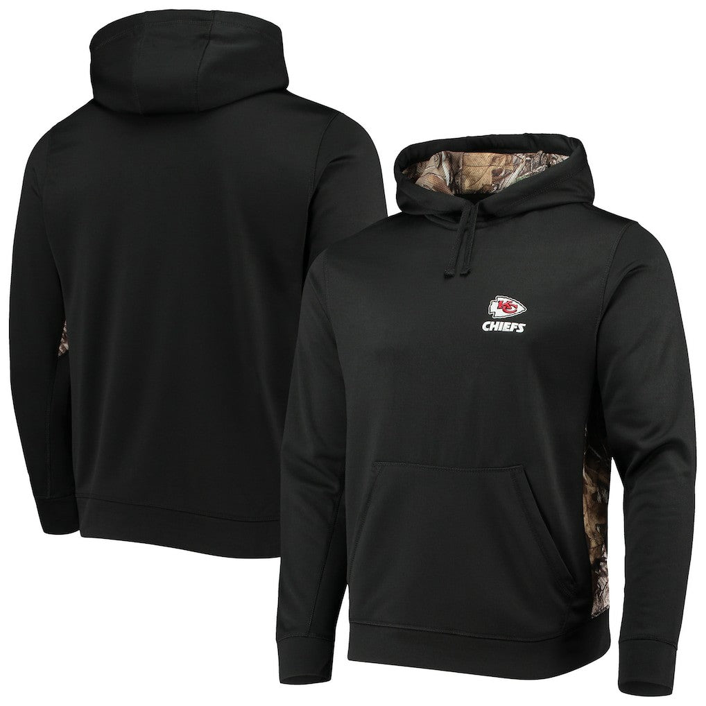 Kansas City Chiefs Dunbrooke Logo Ranger Pullover Hoodie Black/Realtree Camo | NFL