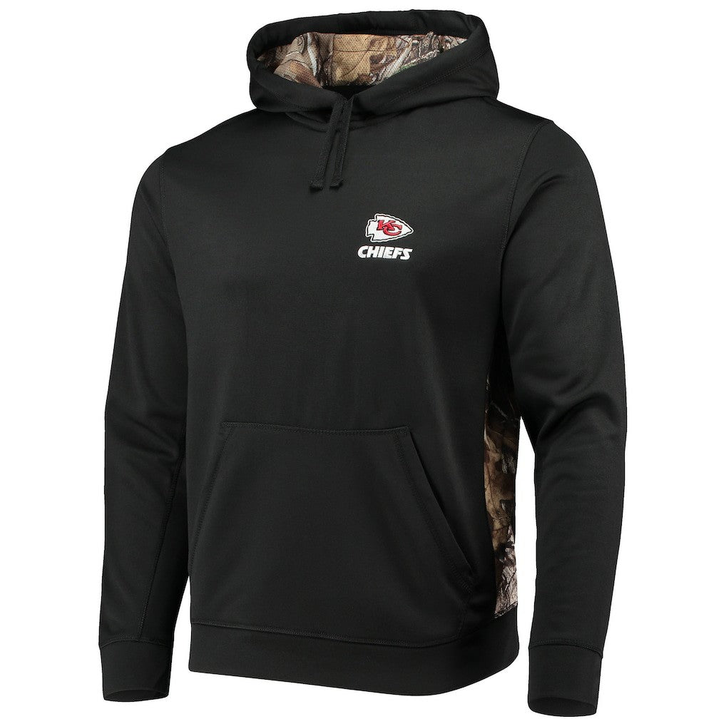 Kansas City Chiefs Dunbrooke Logo Ranger Pullover Hoodie Black/Realtree Camo | NFL