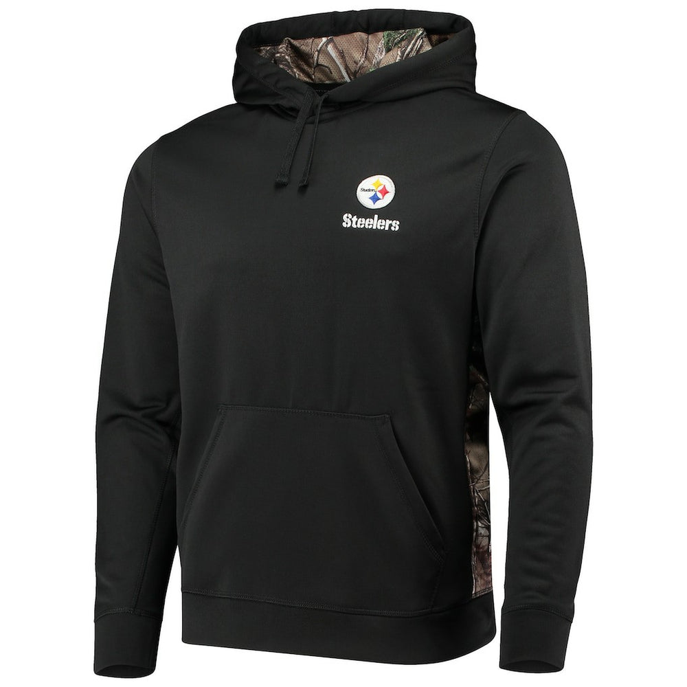 Pittsburgh Steelers Dunbrooke Logo Ranger Pullover Hoodie Black/Realtree Camo | NFL
