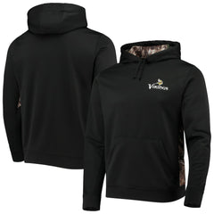 Minnesota Vikings Dunbrooke Logo Ranger Pullover Hoodie Black/Realtree Camo | NFL