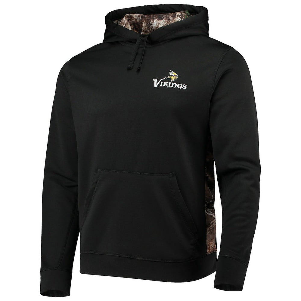 Minnesota Vikings Dunbrooke Logo Ranger Pullover Hoodie Black/Realtree Camo | NFL