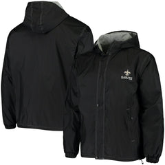 New Orleans Saints Dunbrooke Logo Legacy Stadium Full-Zip Jacket- Black | NFL