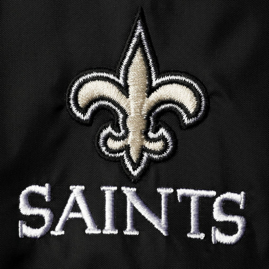 New Orleans Saints Dunbrooke Logo Legacy Stadium Full-Zip Jacket- Black | NFL