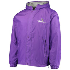 Minnesota Vikings Dunbrooke Logo Legacy Stadium Full-Zip Jacket- Purple | NFL