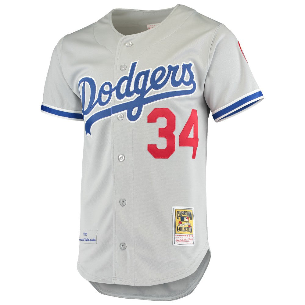 Fernando Valenzuela Los Angeles Dodgers Mitchell & Ness Road 1981 Cooperstown Collection Authentic Jersey - MLB