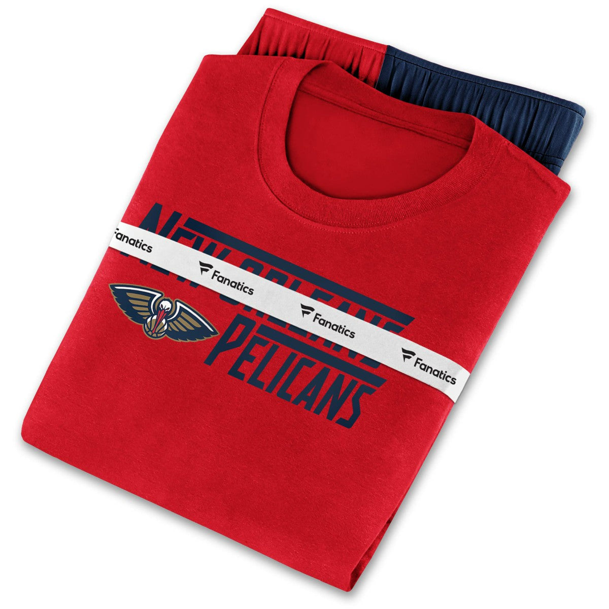 New Orleans Pelicans T-Shirt & Shorts Combo Pack Red/Navy - NBA