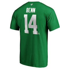 Jamie Benn Dallas Stars Fanatics Authentic Stack Player Name & Number T-Shirt - Kelly Green - NHL