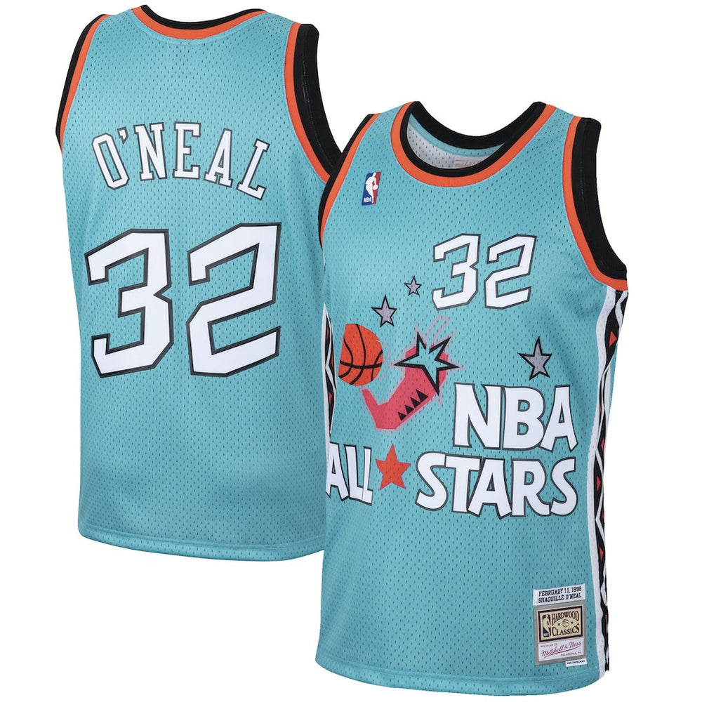 Shaquille O'Neal Eastern Conference 1996 All-Star Hardwood Classics Swingman Jersey Teal - NBA