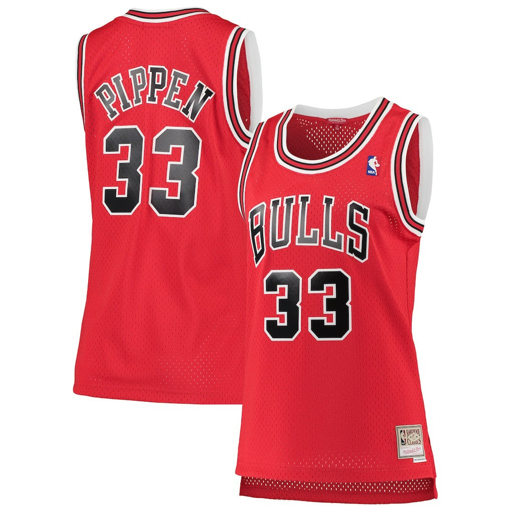 Scottie Pippen Chicago Bulls Women's 1997/98 Hardwood Classics Swingman Jersey Red - NBA