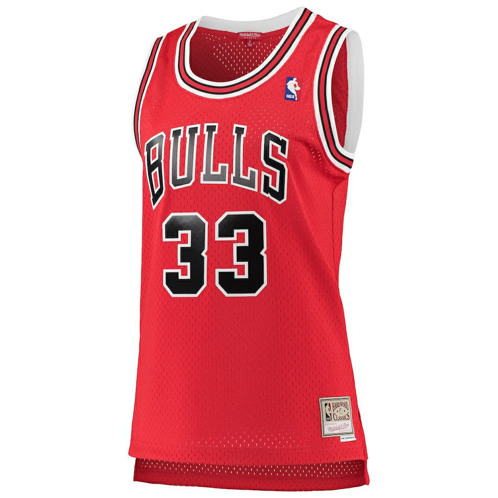 Scottie Pippen Chicago Bulls Women's 1997/98 Hardwood Classics Swingman Jersey Red - NBA
