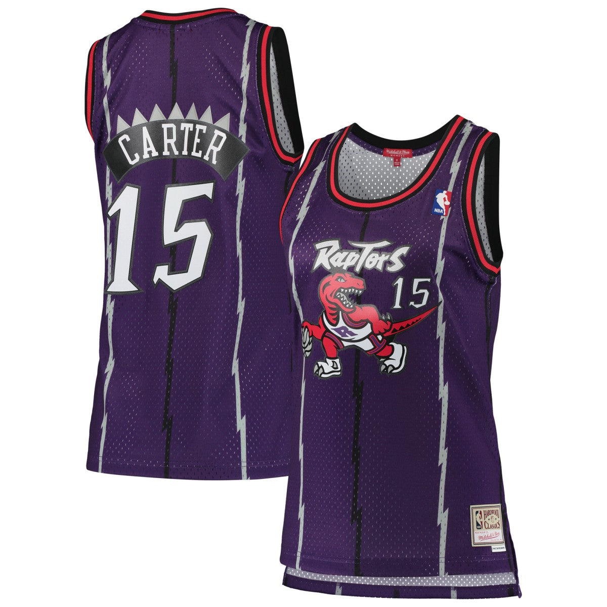 Vince Carter Toronto Raptors Women's 1998/99 Hardwood Classics Swingman Jersey Purple - NBA