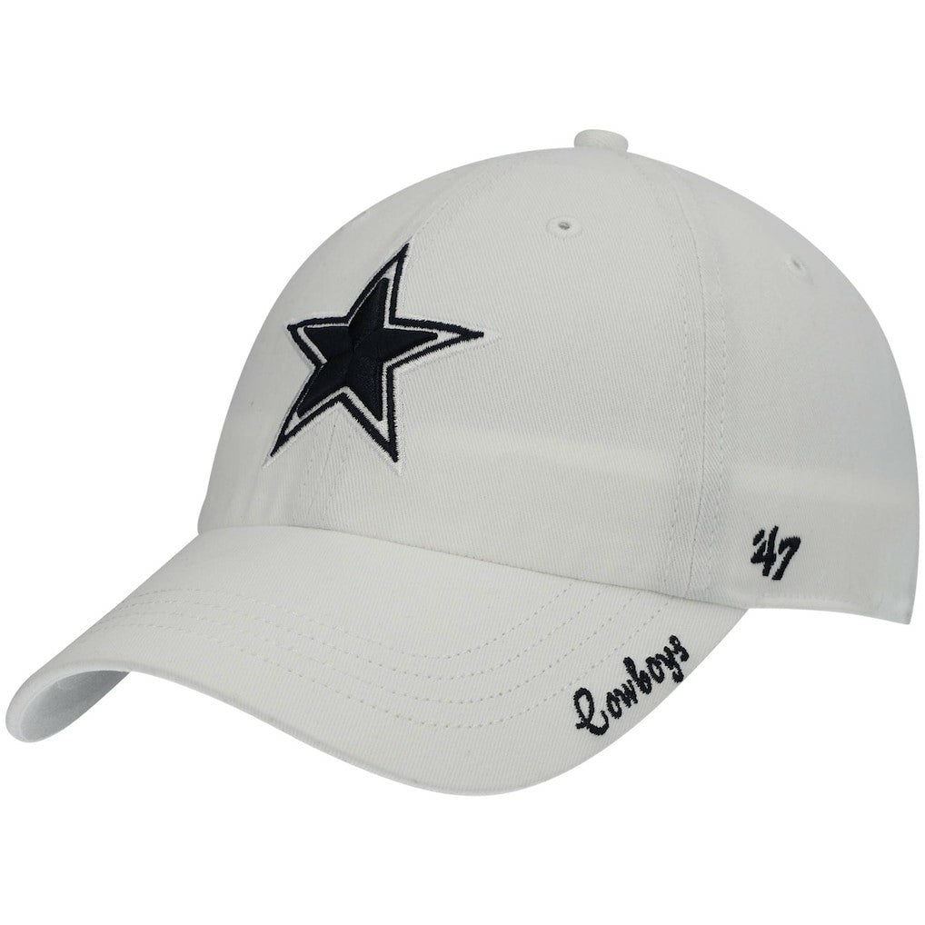 Dallas Cowboys '47 Women's Miata Clean Up Adjustable Hat White | 47 brand