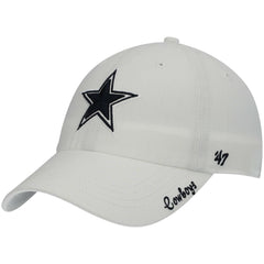 Dallas Cowboys '47 Women's Miata Clean Up Adjustable Hat White | 47 brand