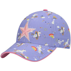Dallas Cowboys '47 Girls Preschool Unicorn Clean Up Adjustable Hat Purple | 47 brand