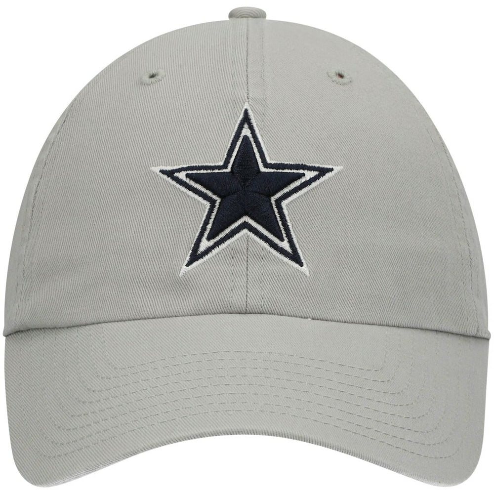 Dallas Cowboys '47 Primary Clean Up Adjustable Hat Gray | 47 brand